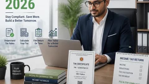 বাংলাদেশে অনলাইন ব্যবসায় আয়কর TIN ও e-Return গাইড ২০২৬ রিসেলারদের জন্য